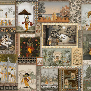 Madhav Bagicha Puja Room Roller Blind