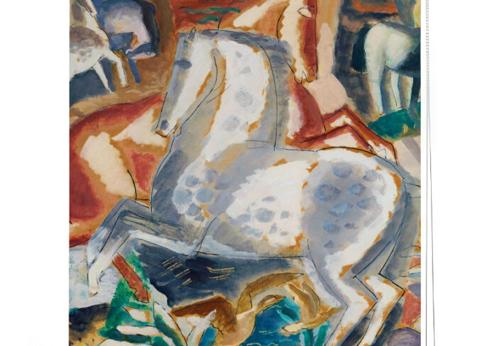 Wild Horses Abstract Roller Blind