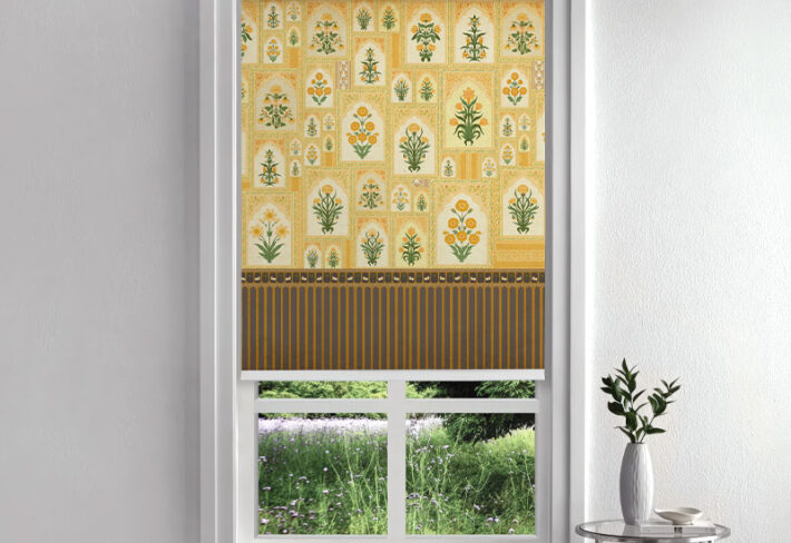 Sunshine Splendor Floral Roller Blind