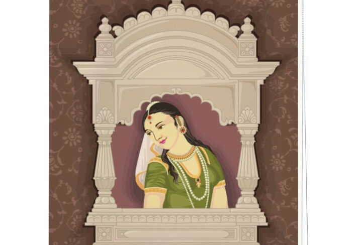 Maharani's Grace Roller Blind