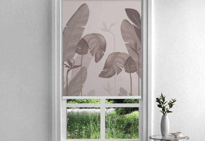 Muted Duskleaf Whisper Roller Blind