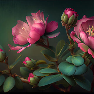 Duskhaven Flora Roller Blind