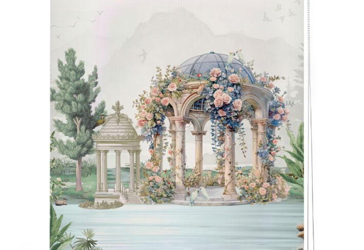 Mystic Arbour Pelmet Roller Blind