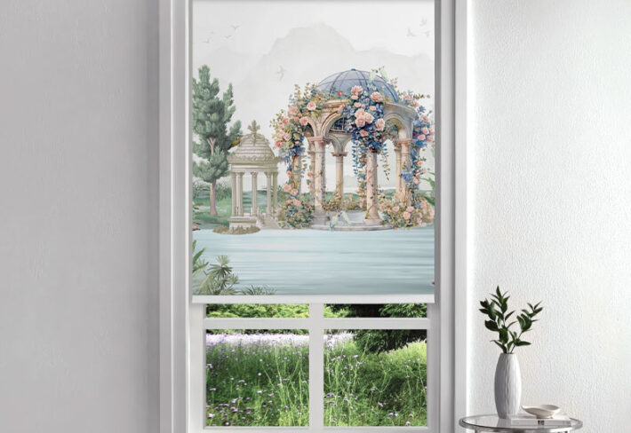 Mystic Arbour Pelmet Roller Blind
