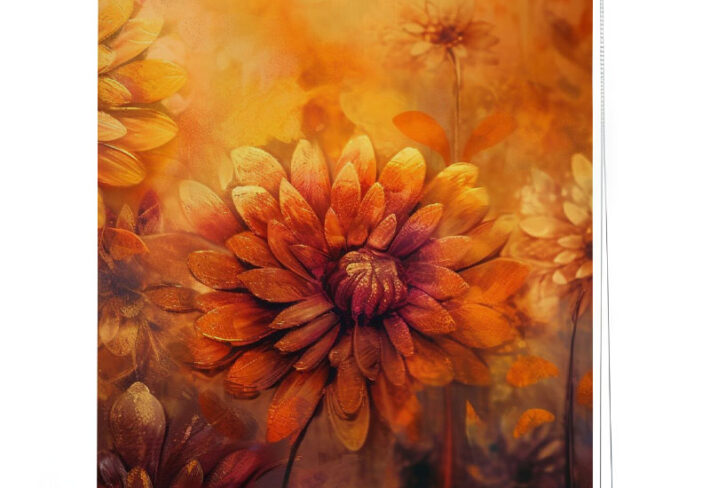 Blazing Botanica Roller Blinds