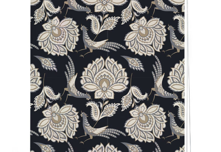 Paisley Floral Pattern Roller Blinds