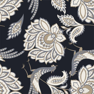 Paisley Floral Pattern Roller Blinds