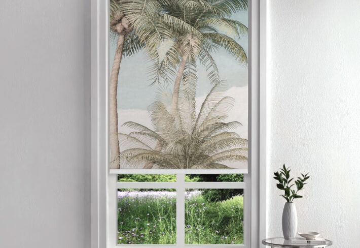 Palm Oasis Roller Blind