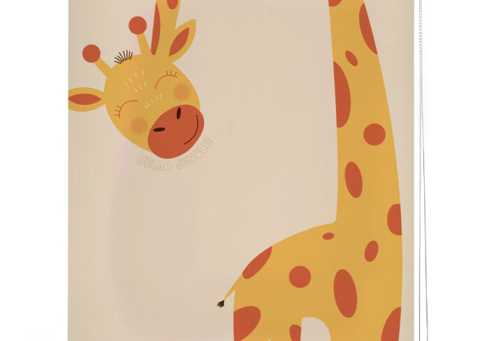 Peek-a-Boo Giraffe Roller Blinds
