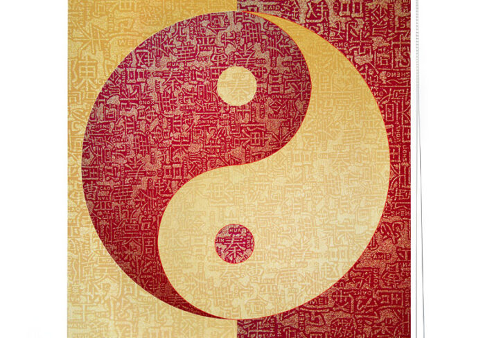 Yin-Yang Design Roller Blinds