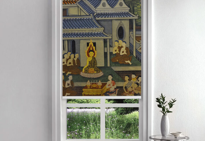 Spiritual Monastery Roller Blinds