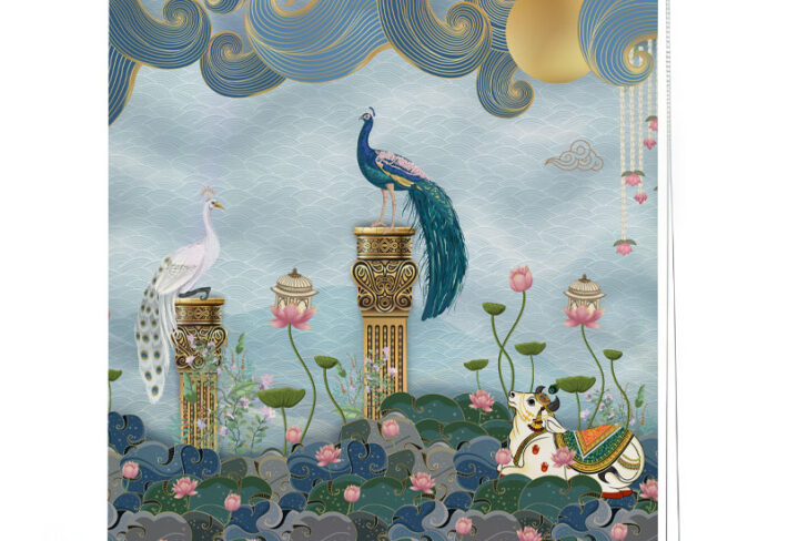 Peacock Palace Paradise Roller Blinds