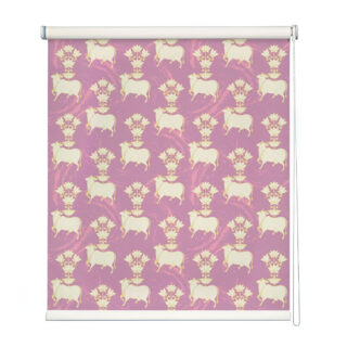 Sacred Lotus Pichwai Roller Blinds