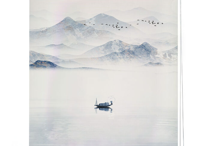 Foggy Peaks Roller Blinds