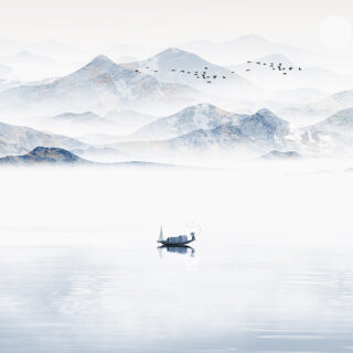 Foggy Peaks Roller Blinds