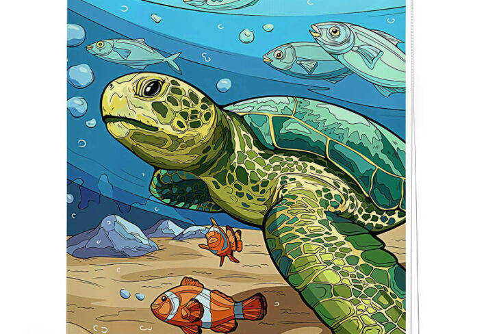 Sea Turtle Haven Roller Blinds
