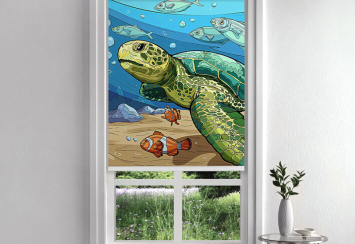 Sea Turtle Haven Roller Blinds