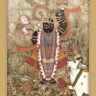 Shrinathji Pichwai Puja Room Roller Blinds