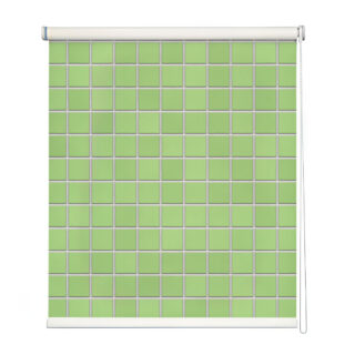 Lime Mosaic Roller Blinds
