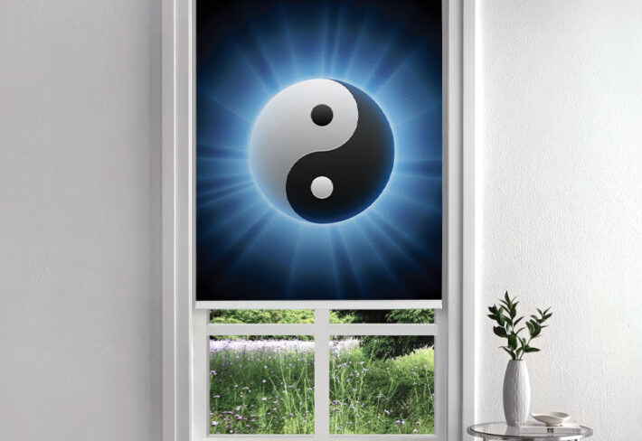 Yin Yang Balance Roller Blinds