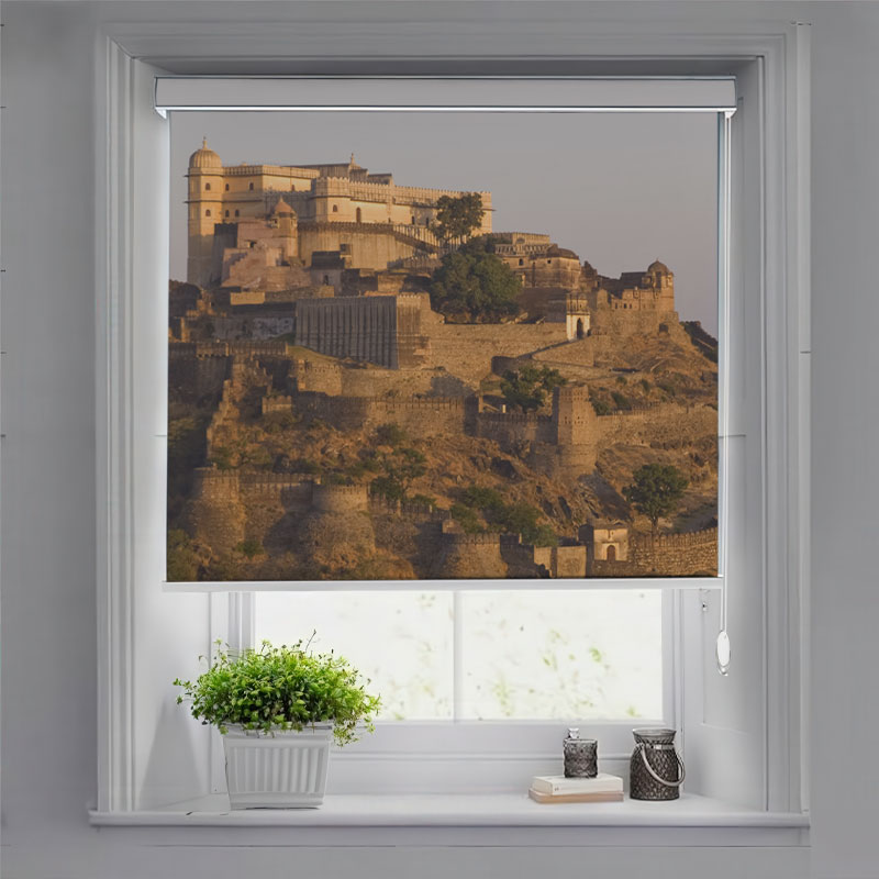 Kumbhalgarh Fort Pelmet Roller Blinds