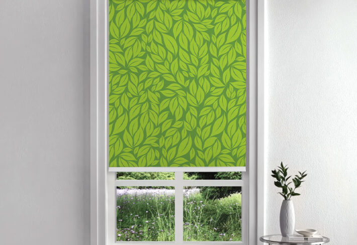 Fresh Foliage Roller Shades