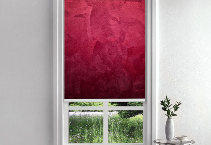 Velvet Rouge Roller Blinds