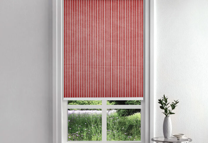 Scarlet Stream Roller Blinds
