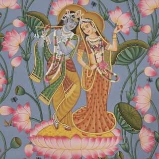 Krishna Leela Inspired Roller Blind