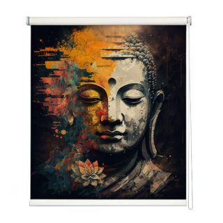 Enlightened Spirit Artistic Buddha Roller Blind