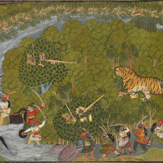 Mughal Dynasty Battle Scene Roller Blind