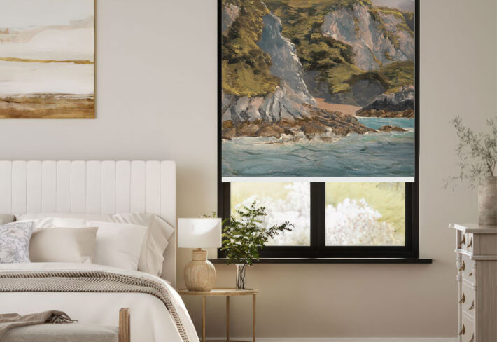 Coastal Cliffs Seascape Outside Roller Blind