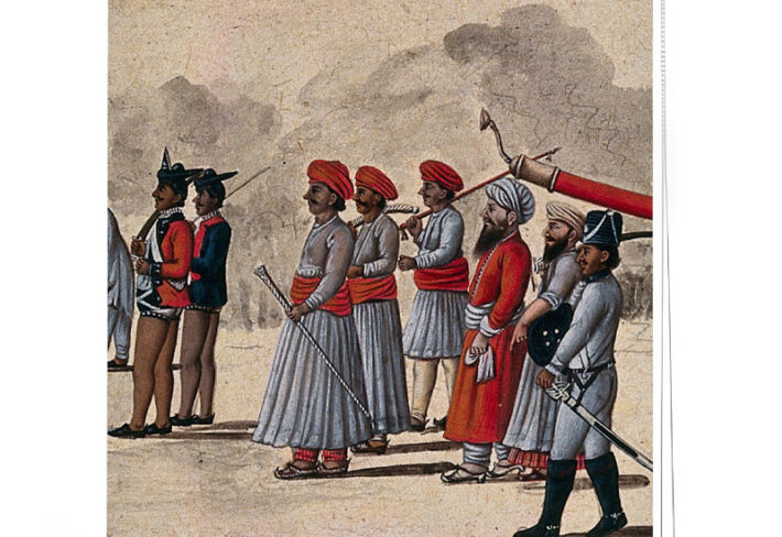 Historic Indian Regiment Roller Blind