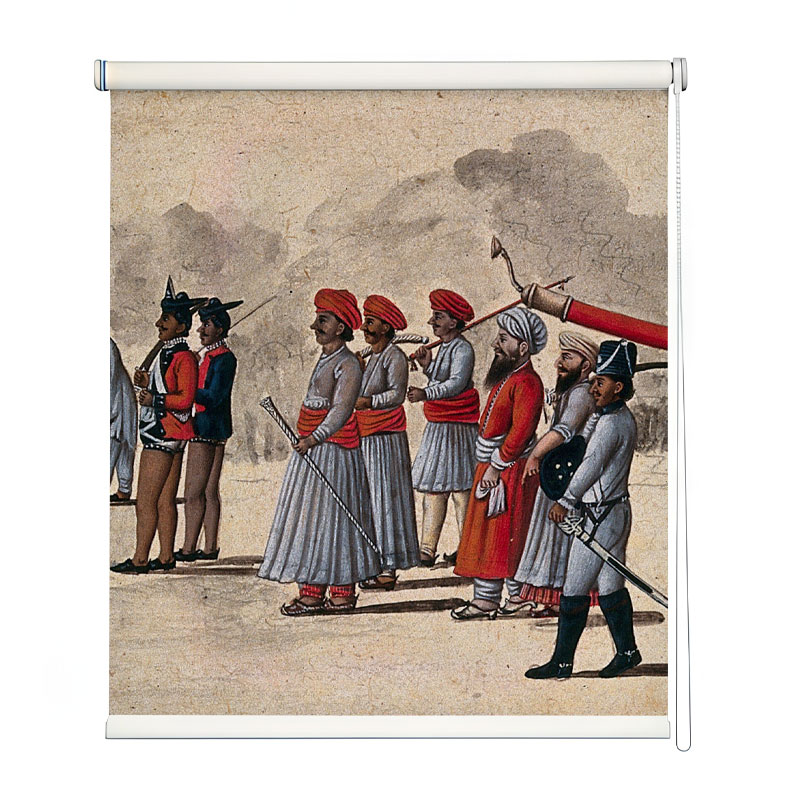Historic Indian Regiment Roller Blind