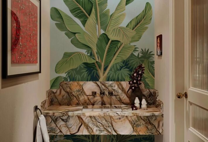 Nora, Exotic Tropical Trees Wallpaper Mural