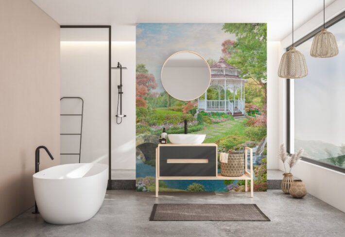 Paradisia, Enchanted Gazebo Wallpaper Mural