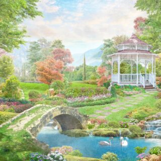Paradisia, Enchanted Gazebo Wallpaper Mural
