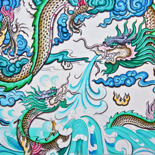 Imperial Dragon Guardian Roller Blind