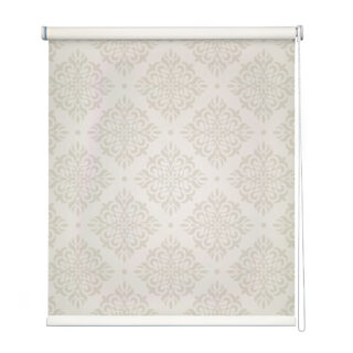 Classic Ivory Scroll Roller Blind