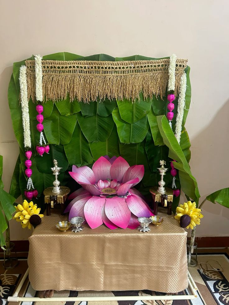 Eco-friendly ganpati decor