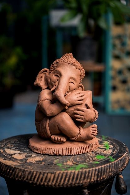 Eco-friendly Ganpati Bappa Idol