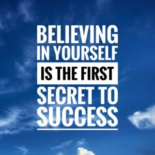 Believe, Secret to Success Wallpaper Mural