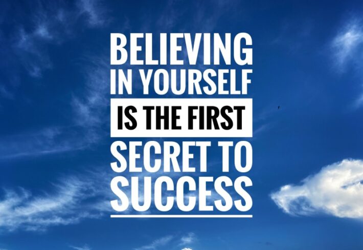 Believe, Secret to Success Wallpaper Mural