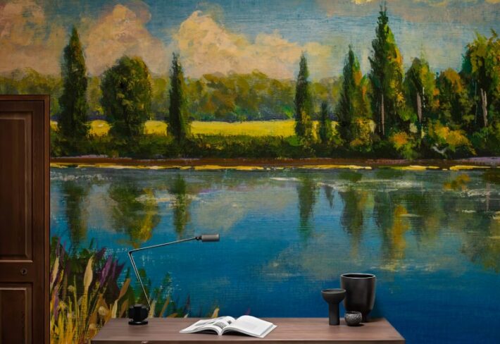 Nilaya, Serene Nature Landscape Wallpaper Mural