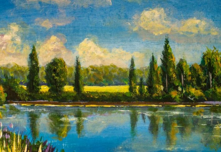 Nilaya, Serene Nature Landscape Wallpaper Mural