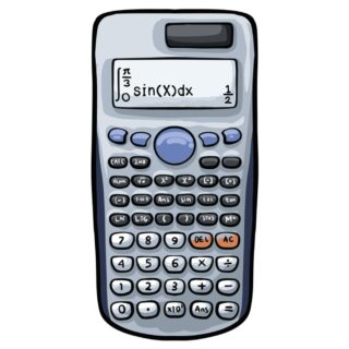 Scientific Calculator Educational Wallpaper Mural