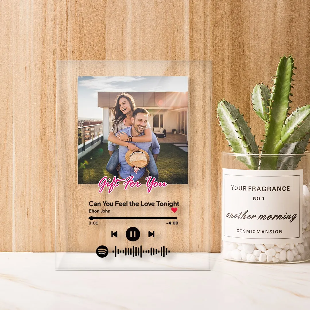 Personalized Spotify Glass Art Frame