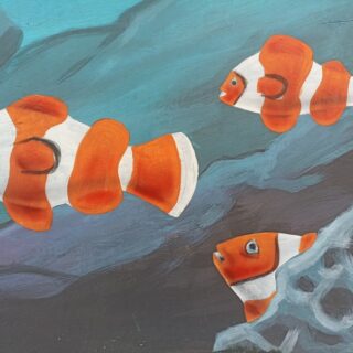 Finding Nemo, Playful Clownfish Ocean Wallpaper Mural