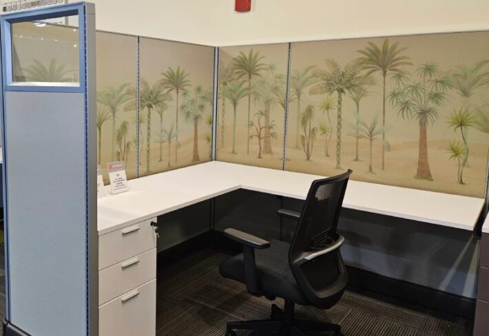 Thalra, Whispering Desert Palms Wallpaper Mural