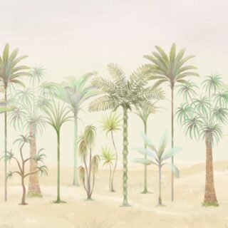 Thalra, Whispering Desert Palms Wallpaper Mural